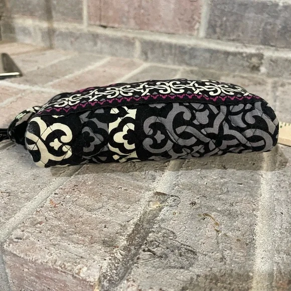 Vera Bradley Black and Pink Cosmetic Bag - Picture 3 of 8
